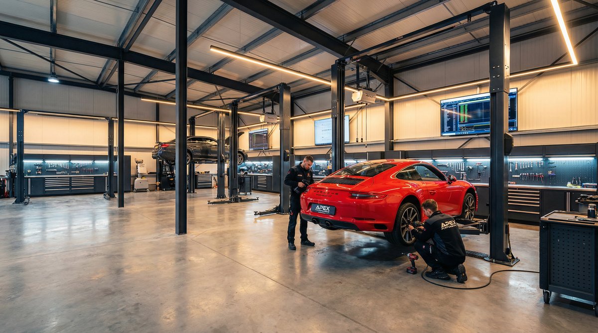 萝莉岛汽车改装门店实景